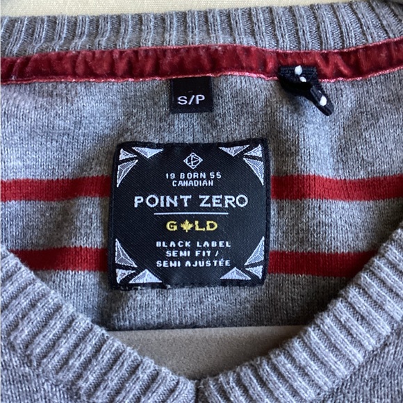 Mens Point Zero V-Neck Sweater - Picture 3 of 4